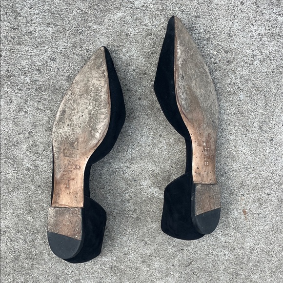 Jimmy Choo Black Pointed Flats - Picture 2 of 6